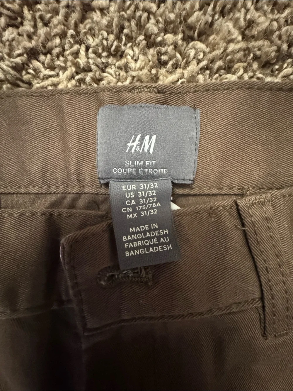 H&M Men’s Brown Pants